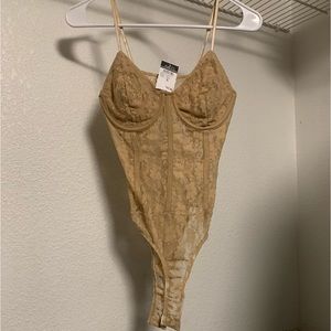 Nude Lace bodysuit